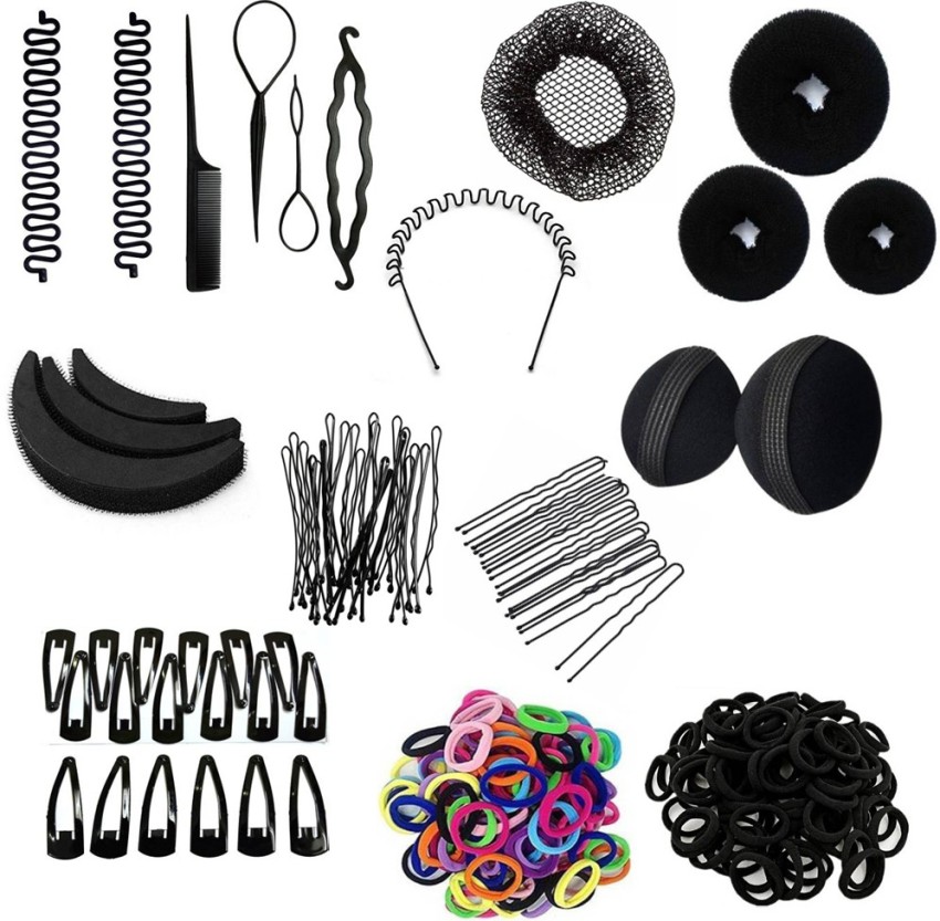 Sharum Crafts Hair Styling Kits For girls and Women Hair Accessories Set Of  13 Items Hair Accessory Set Price in India - Buy Sharum Crafts Hair Styling  Kits For girls and Women